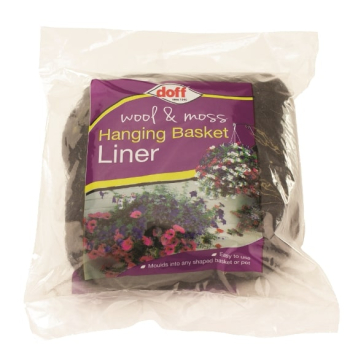 Doff Wool & Moss Hanging Basket Liner Doff Wool & Moss Hanging Basket Liner